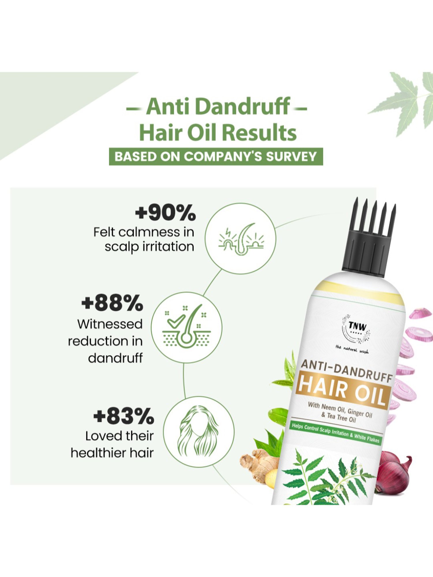 TNW-The Natural Wash Anti-Dandruff Hair Oil - 100 ml