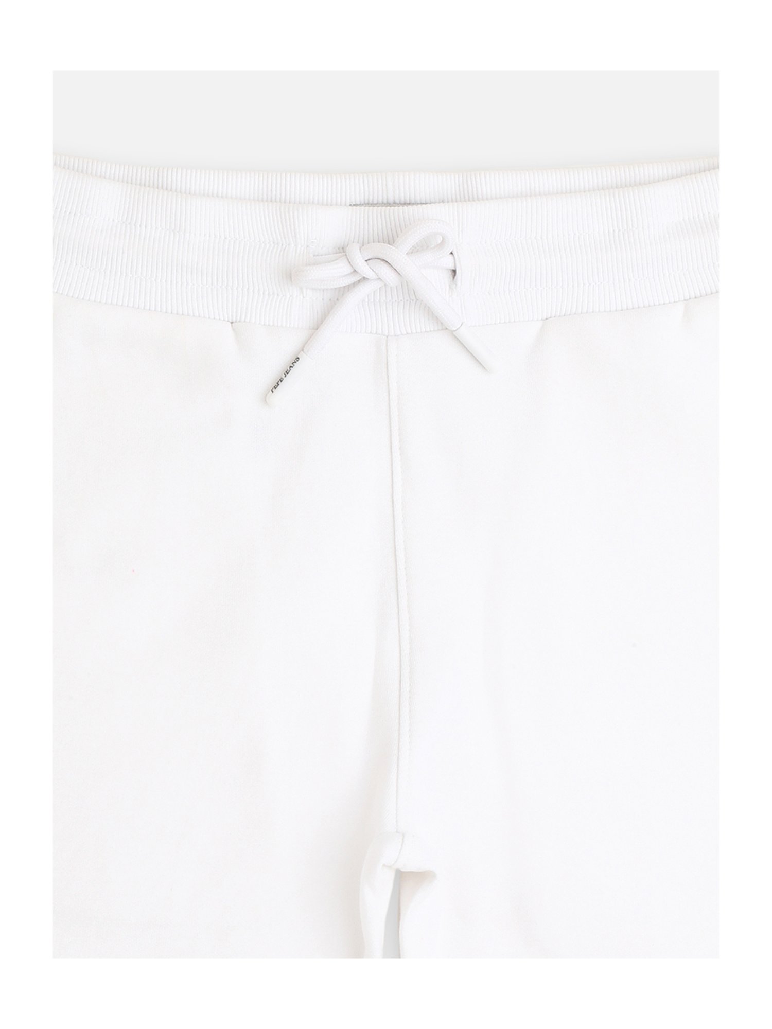 Pepe Jeans Kids White Solid Shorts