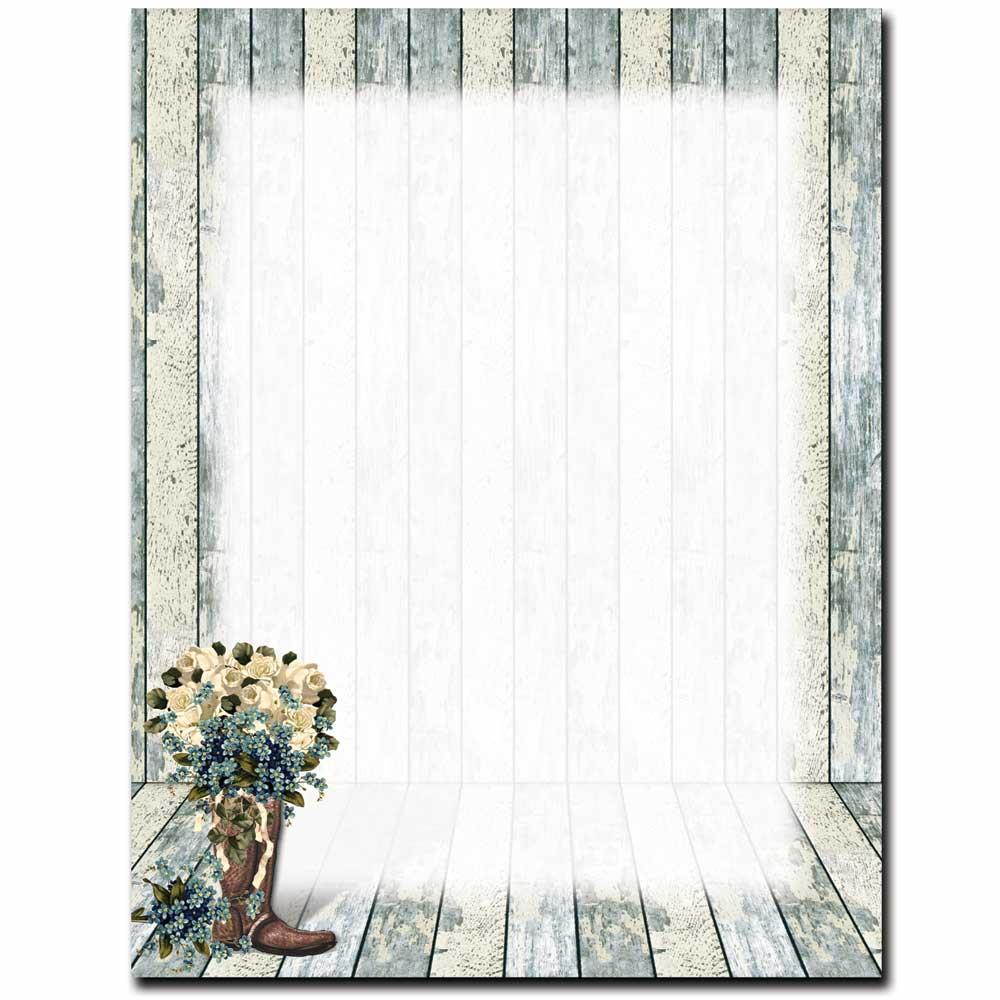 Boot Bouquet Letterhead Laser & Inkjet Printer Paper, 100 pack