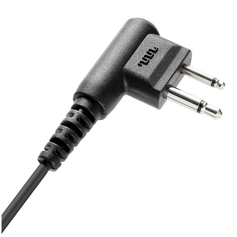 Wire Earhook Earpiece with Reinforced Cable for Motorola Radios BRP40 CP200 CP200D CP185 CLS1410 CLS1110 DTR650 RDU2020 RDU4100 RDU4160D RDU2080D RMU2040 RMU2080D CLS RMM RMU, G Shape Headset