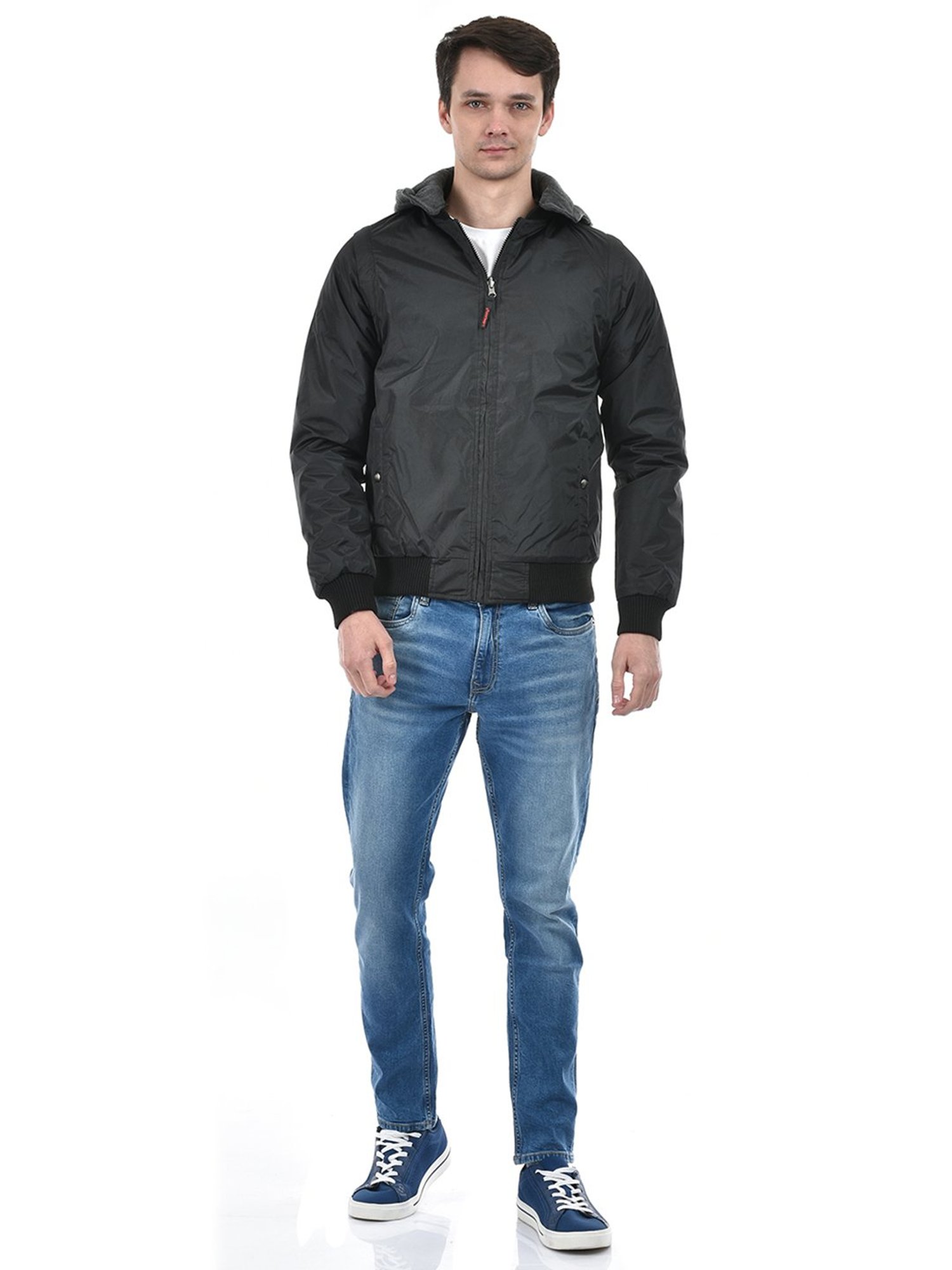 Lawman Pg3 Black & Olive Regular Fit Reversible Jacket