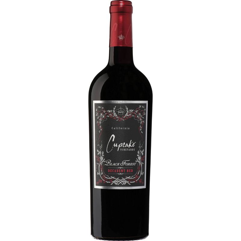 Cupcake Black Forest Decadent Red Blend Wine - 750ml Bottle