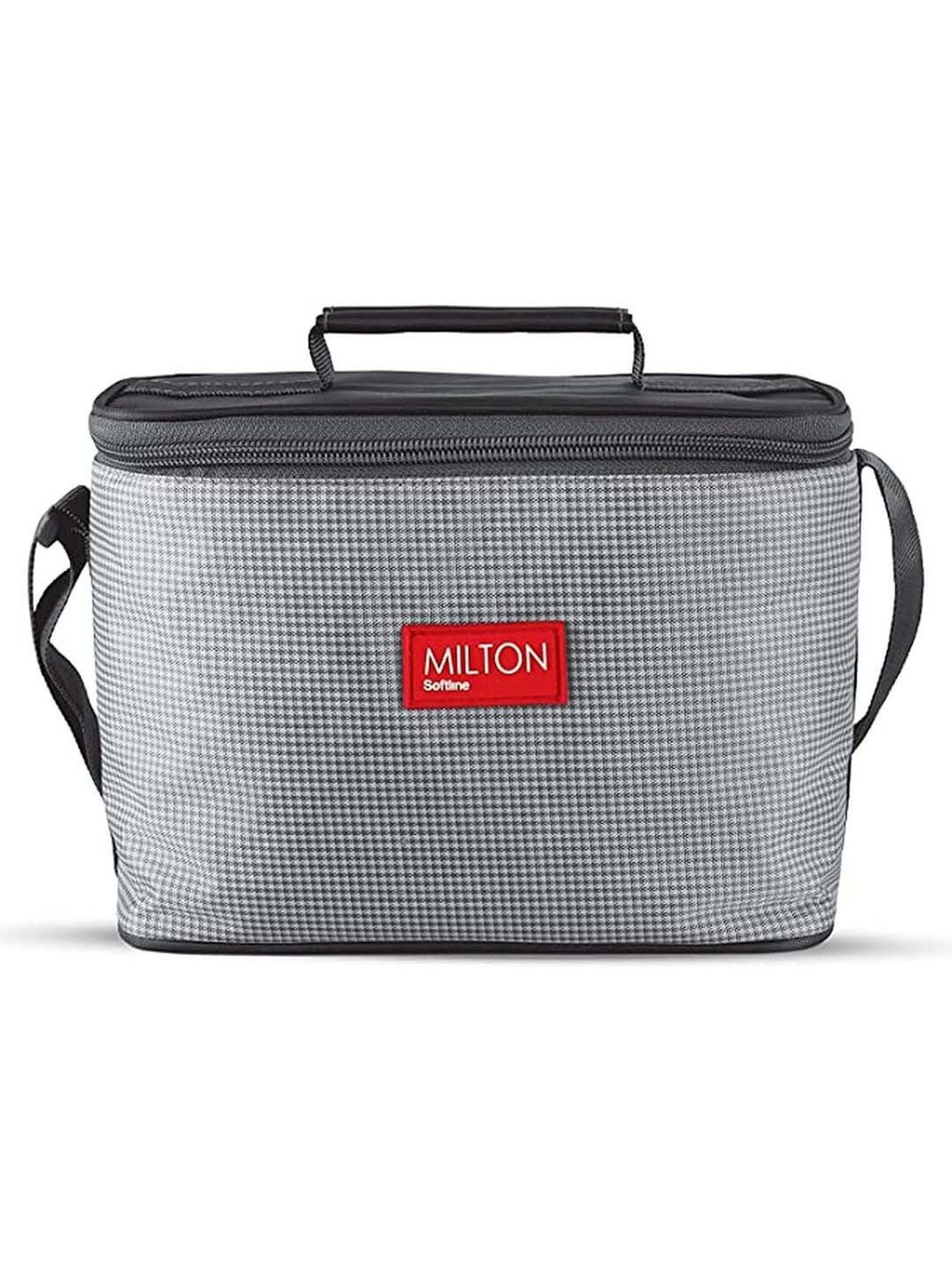 Milton Grey Stainless Steel Lunch Box Set with Tumbler & Bag