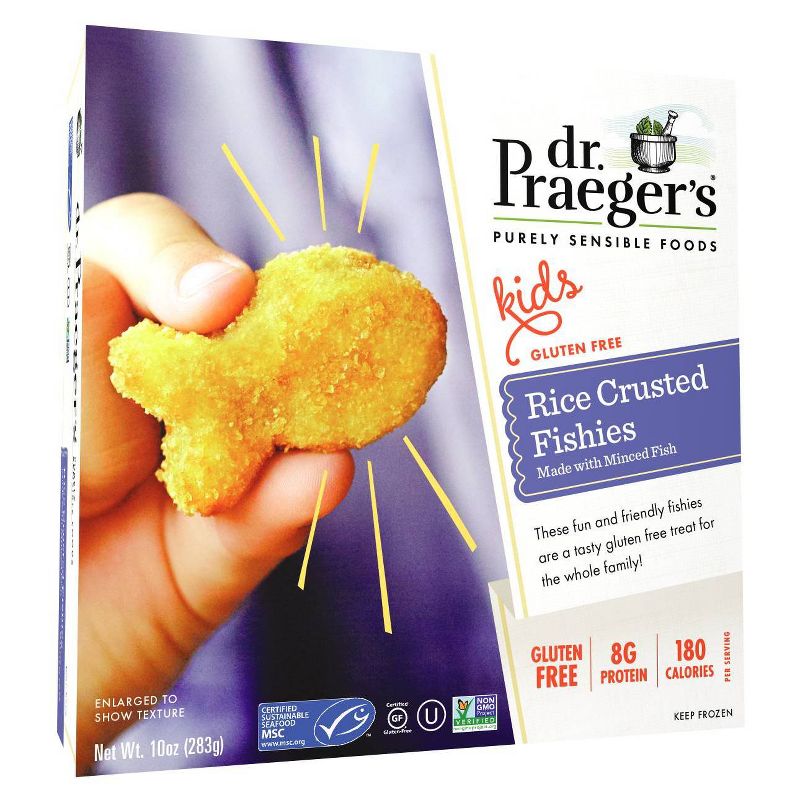 Dr. Praeger's Rice Crusted Fishies - 10oz