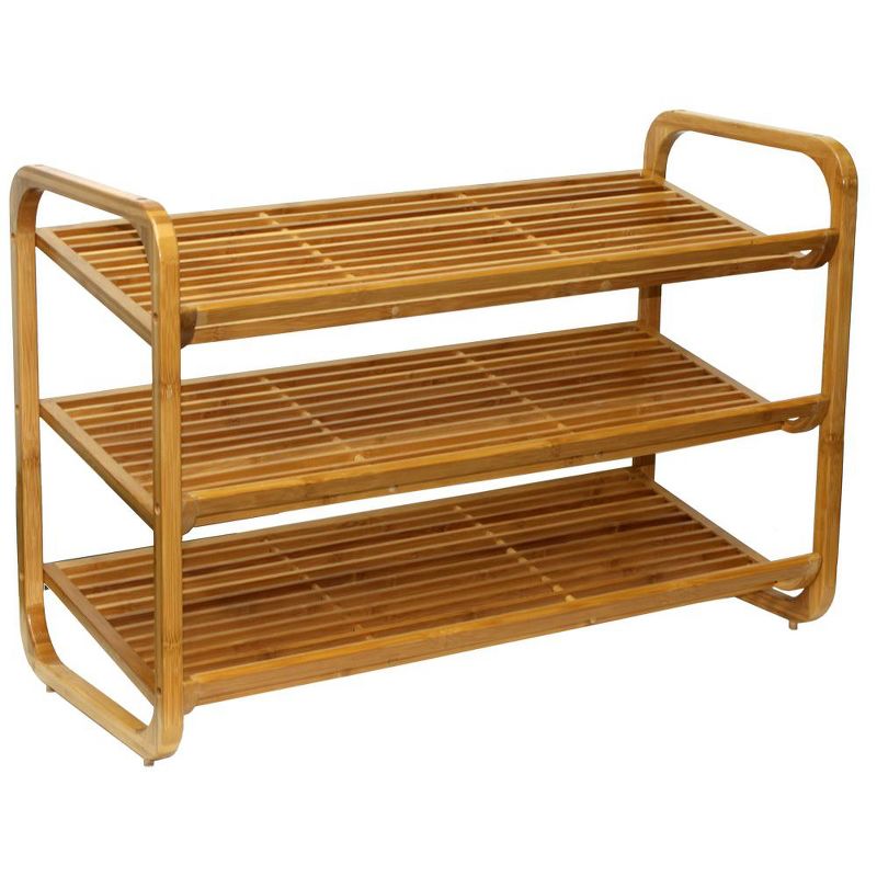 Oceanstar 3 Tier Bamboo Shoe Rack