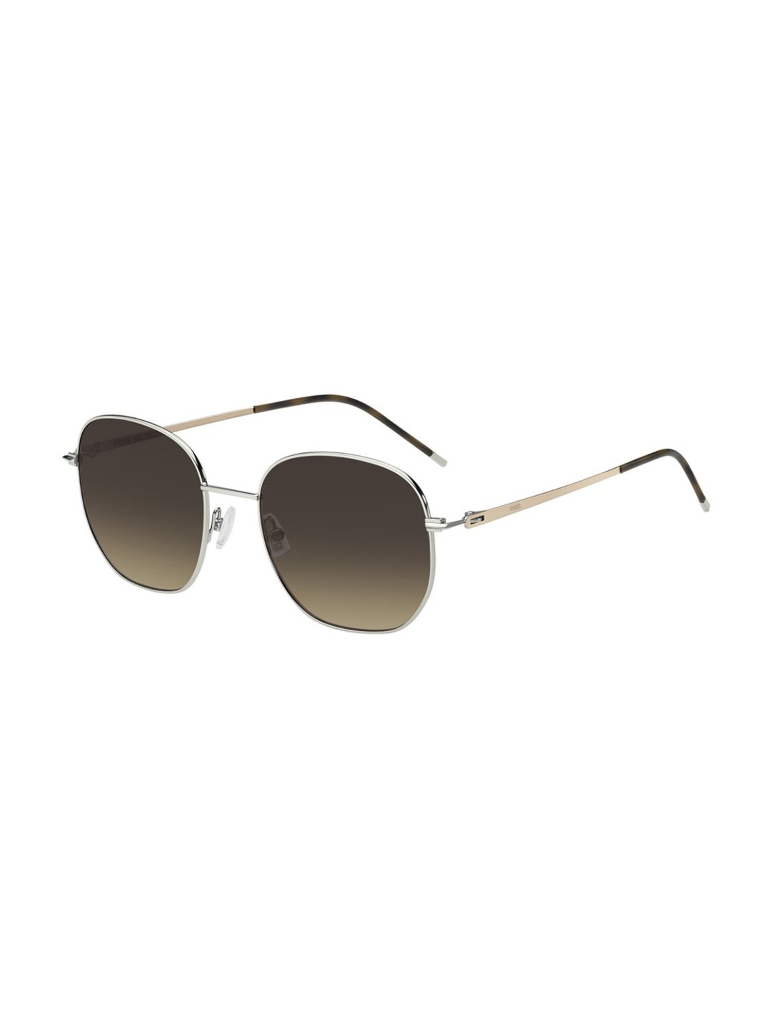 Hugo Boss Brown Rectangular Sunglasses for Women