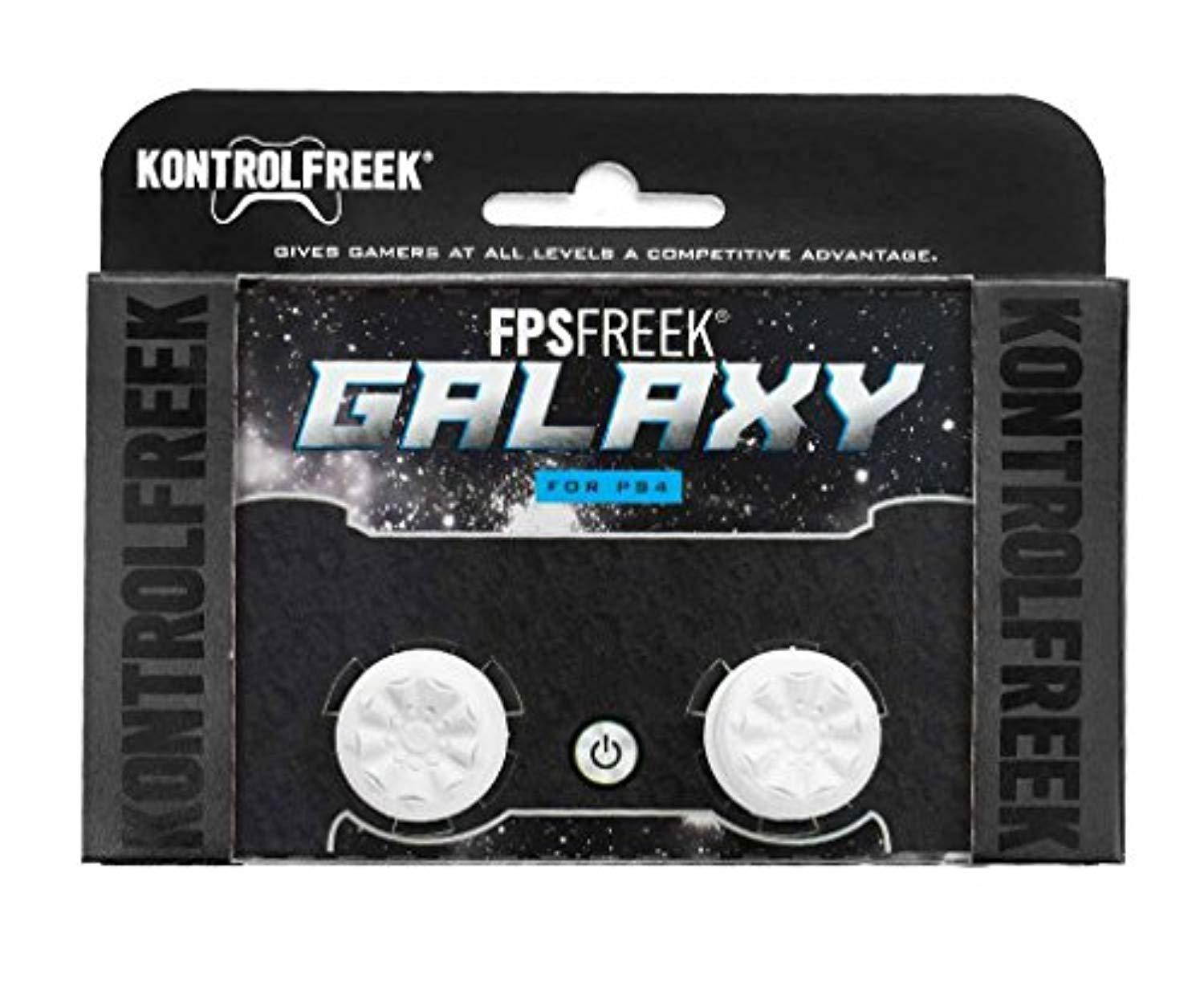 kontrolfreek fps freek galaxy white performance thumbsticks for playstation 4 controller (ps4)
