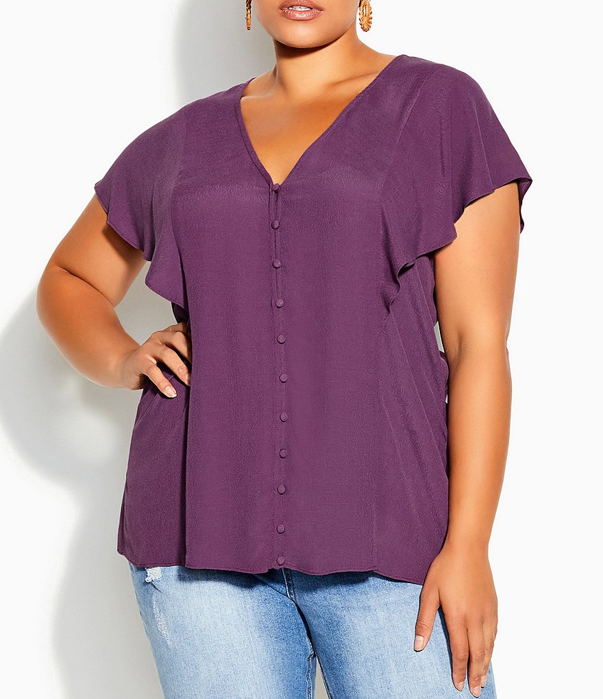 Jessica Simpson Plus Size JJ Red Dahlia Moroccan Border Print Fringe Hem Kimono Jacket