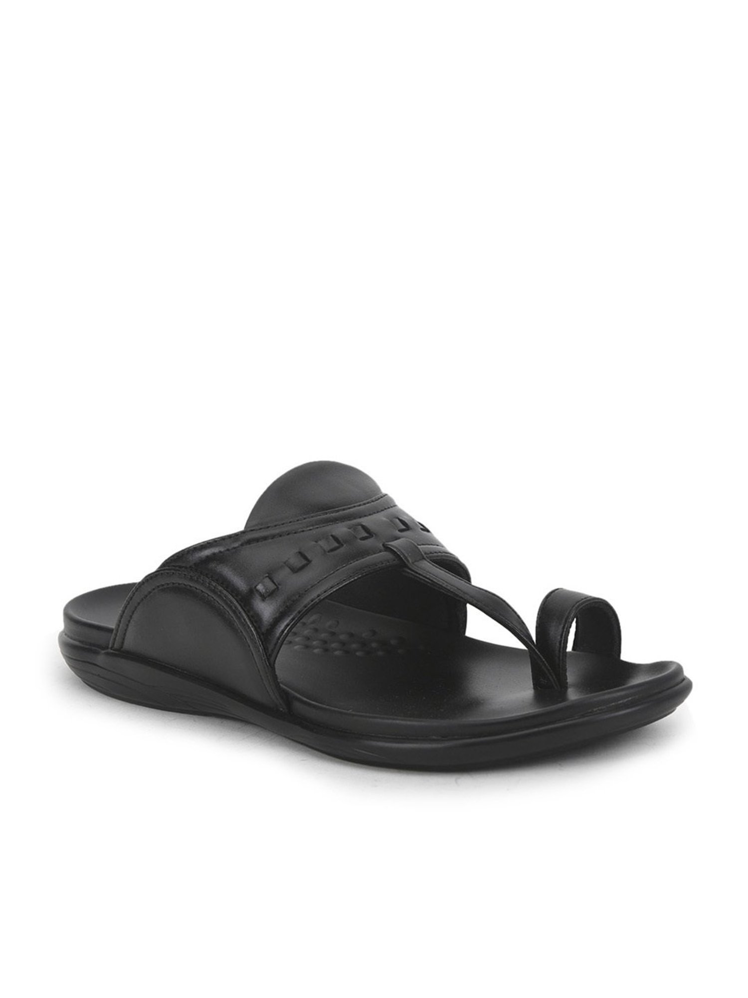 Coolers By Liberty Men's Black Toe Ring Sandals