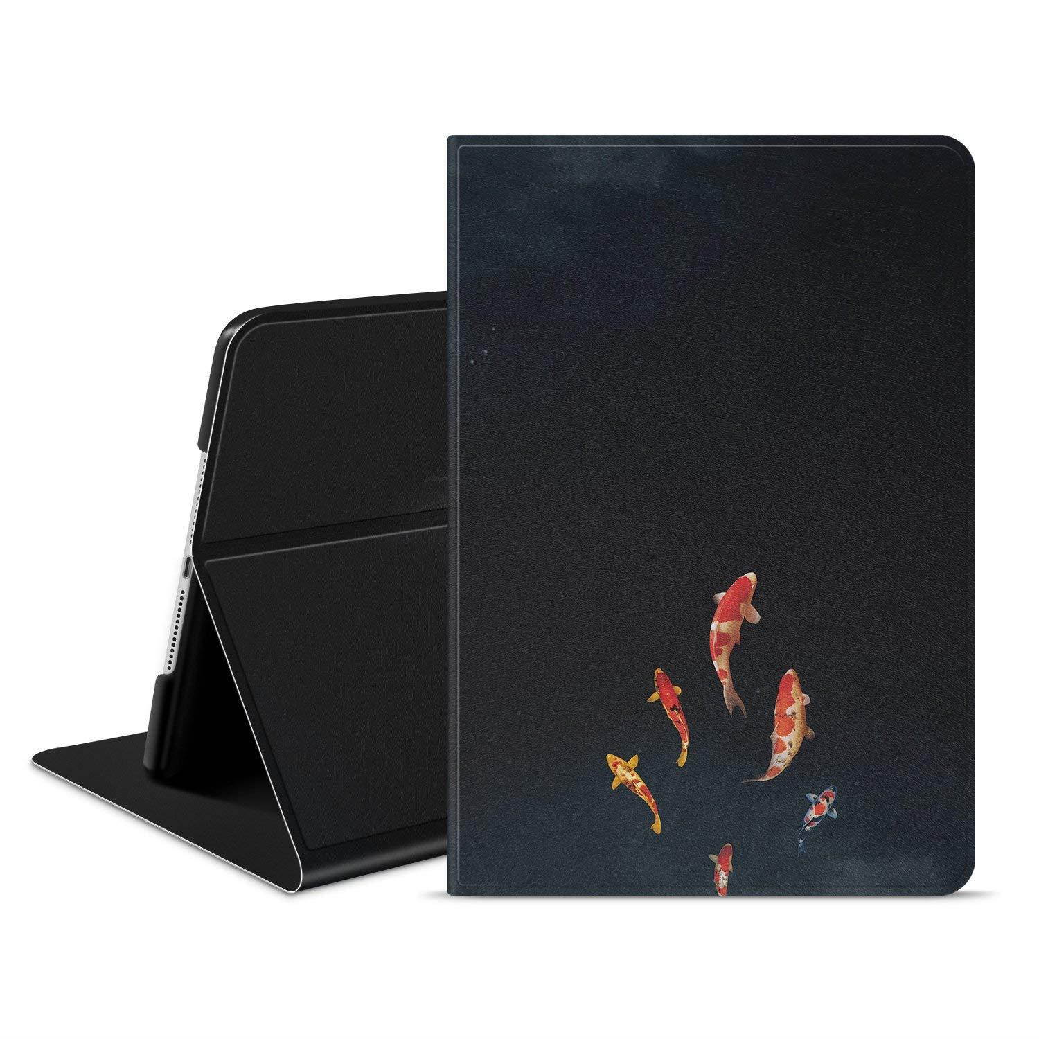 Ayotu iPad 2018/2017 9.7 inch Case,Slim Stand Smart Colorful Cover with Auto Wake and Sleep Smart Protective Cover for iPad 2018/2017 9.7-inch Model-The Carp