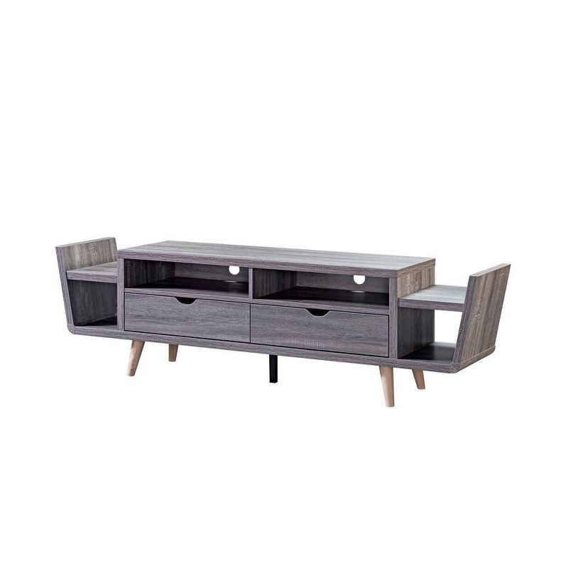 70" Auguste TV Stand Dark Gray - miBasics