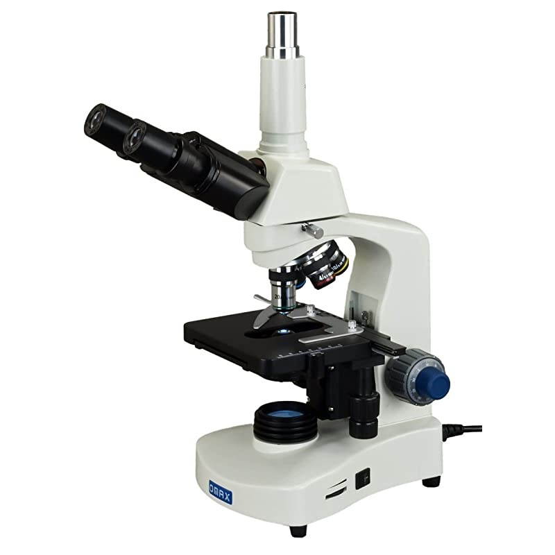 40X-400X Compound Trinocular LED Siedentopf Microscope
