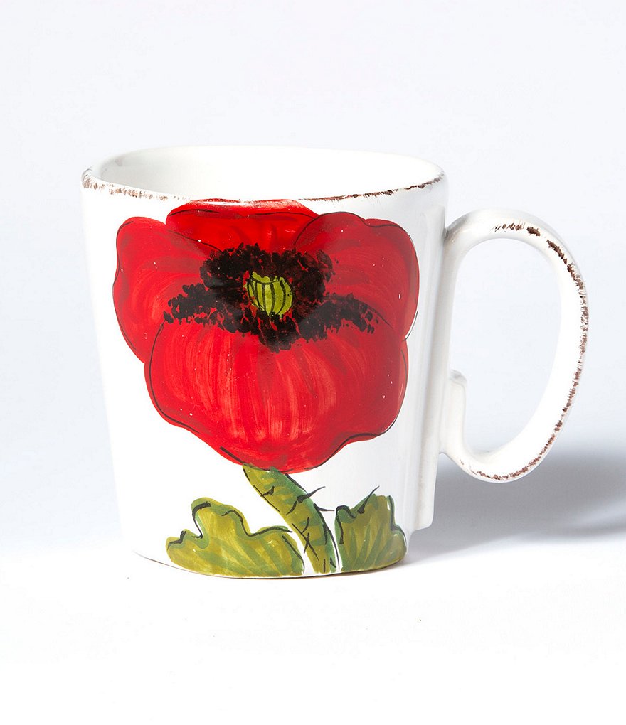 VIETRI Lastra Poppy Mug