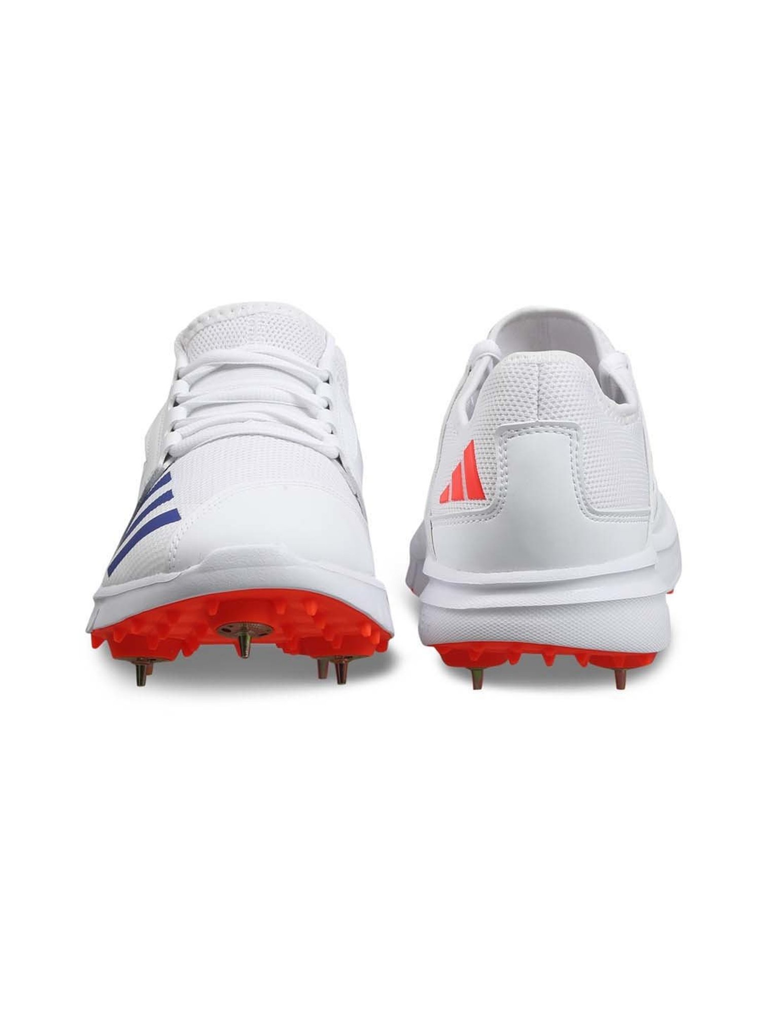 Adidas Men's Howzat Spike 20 White Cricket Shoes