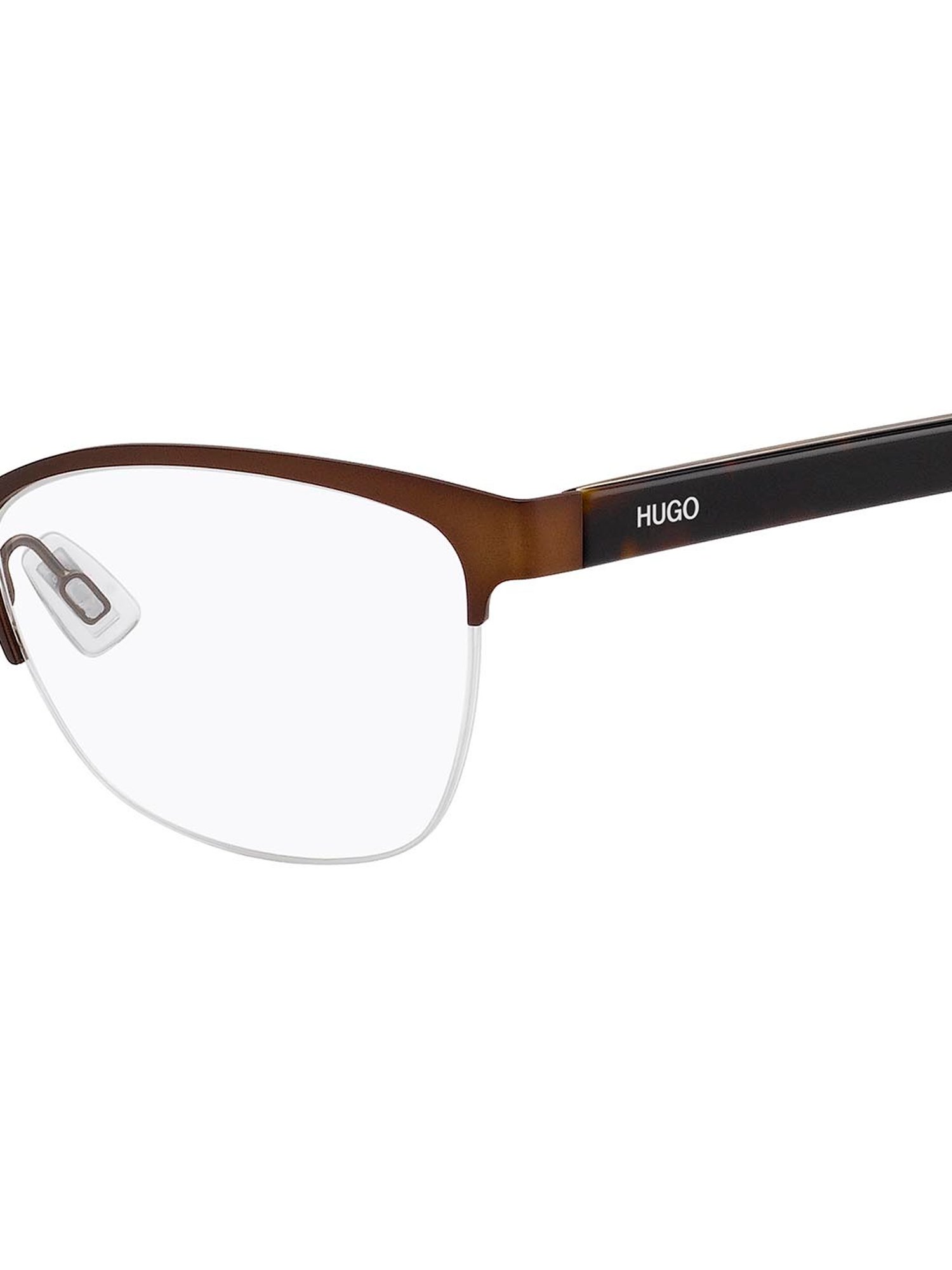 HUGO Brown Cat Eye Eye Frames for Women