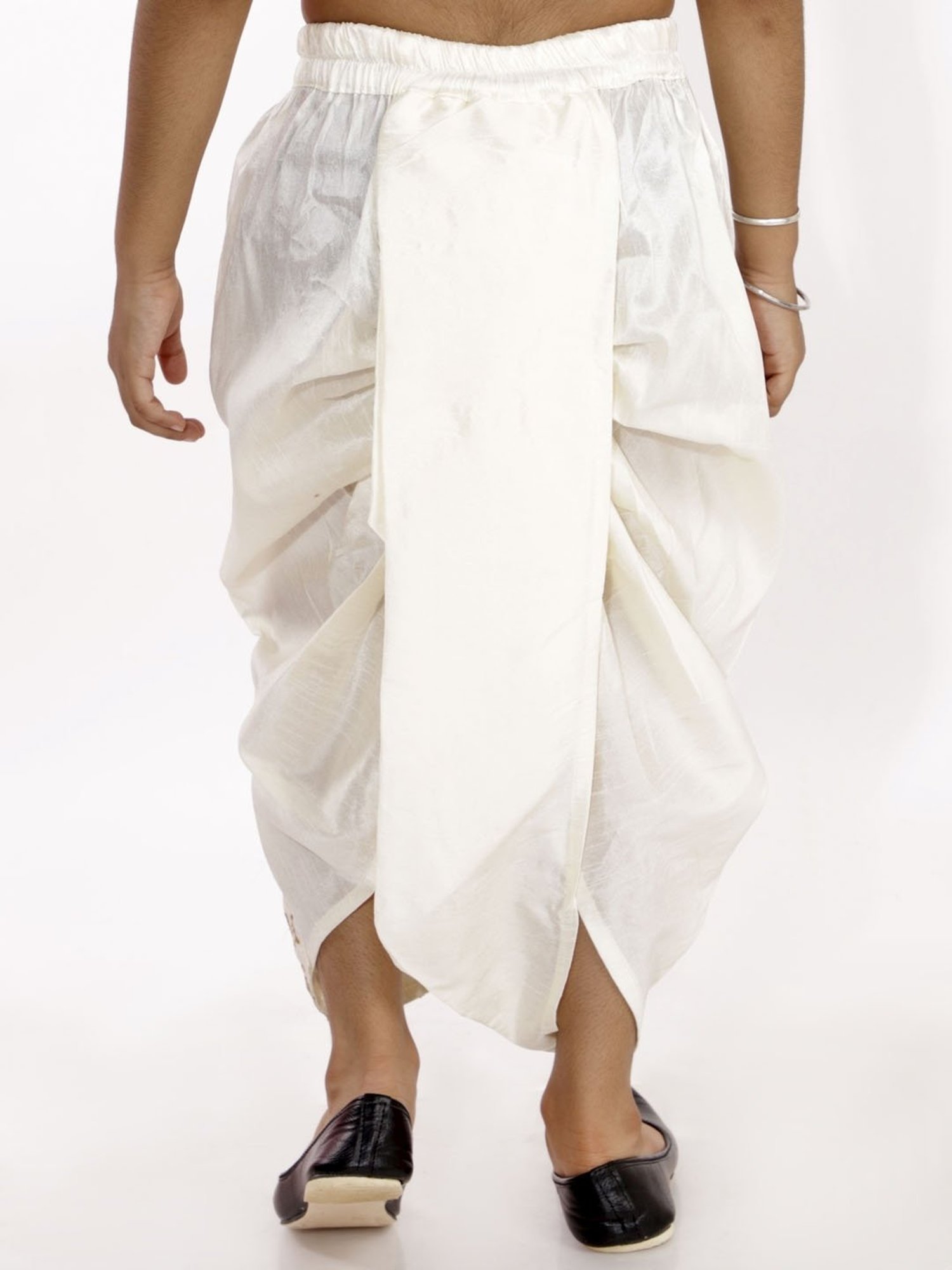 VASTRAMAY Kids Maroon Regular Fit Dhoti