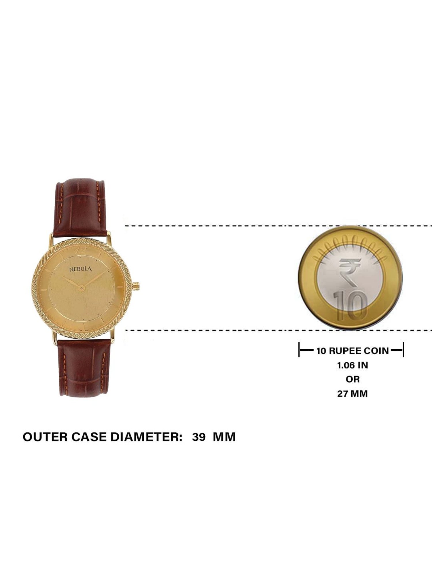Nebula NN1015DL02 18 Karat Solid Gold Watch for Men