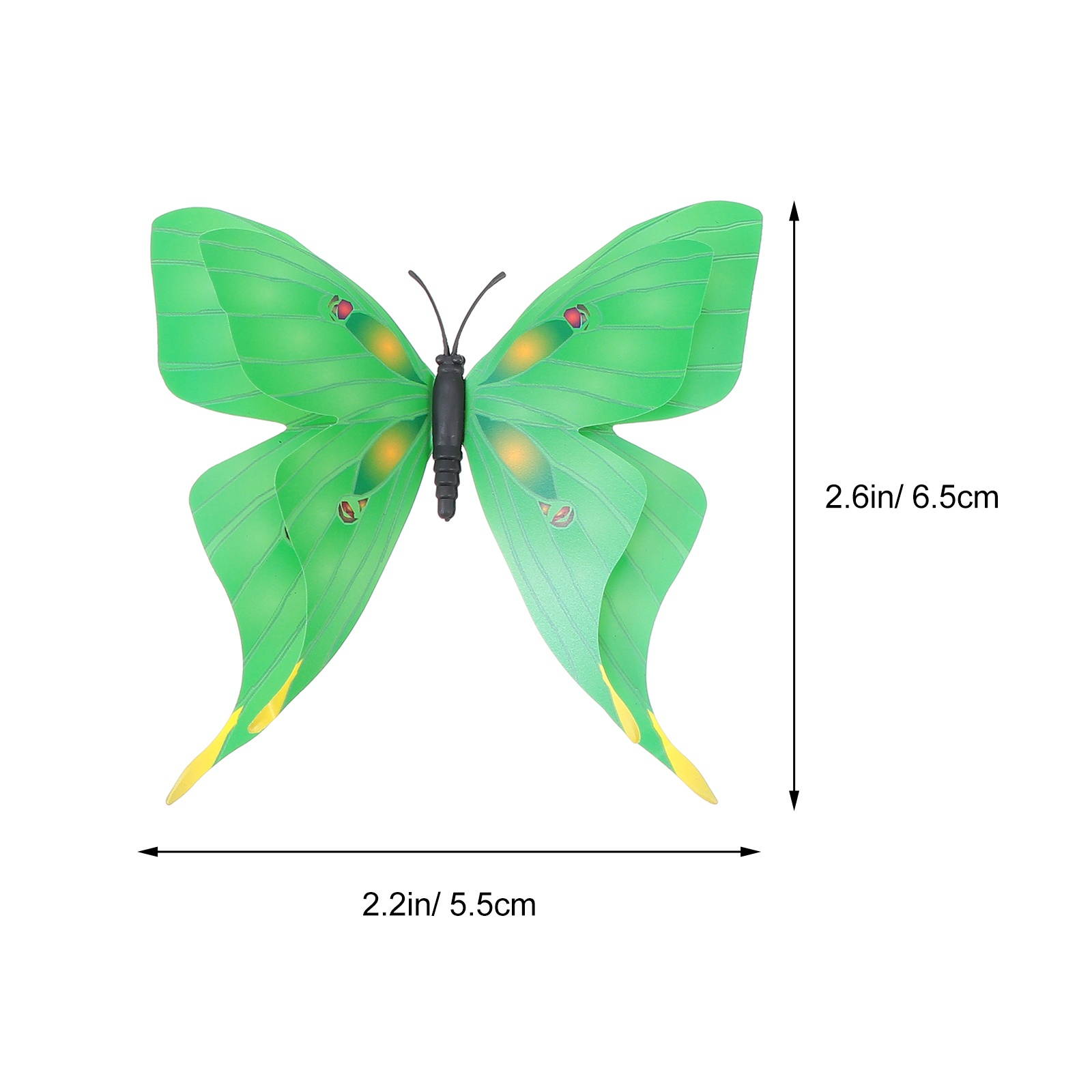 24PCS Vivid Butterfly Wall Decal Sticker Creative Wall Decal Delicate Wall Decal