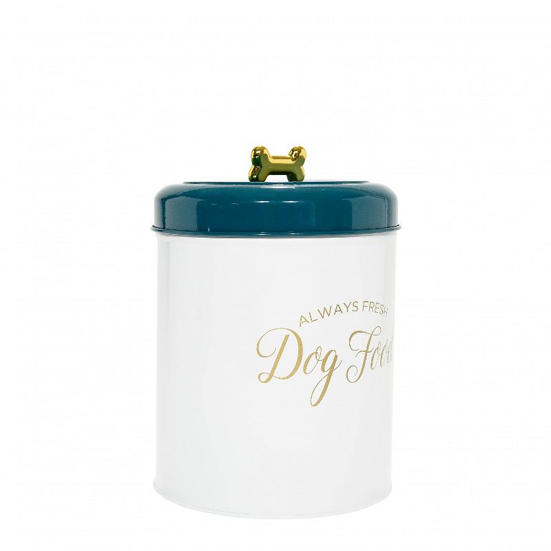 Amici Pet Maltese Metal Food Canister, 140oz