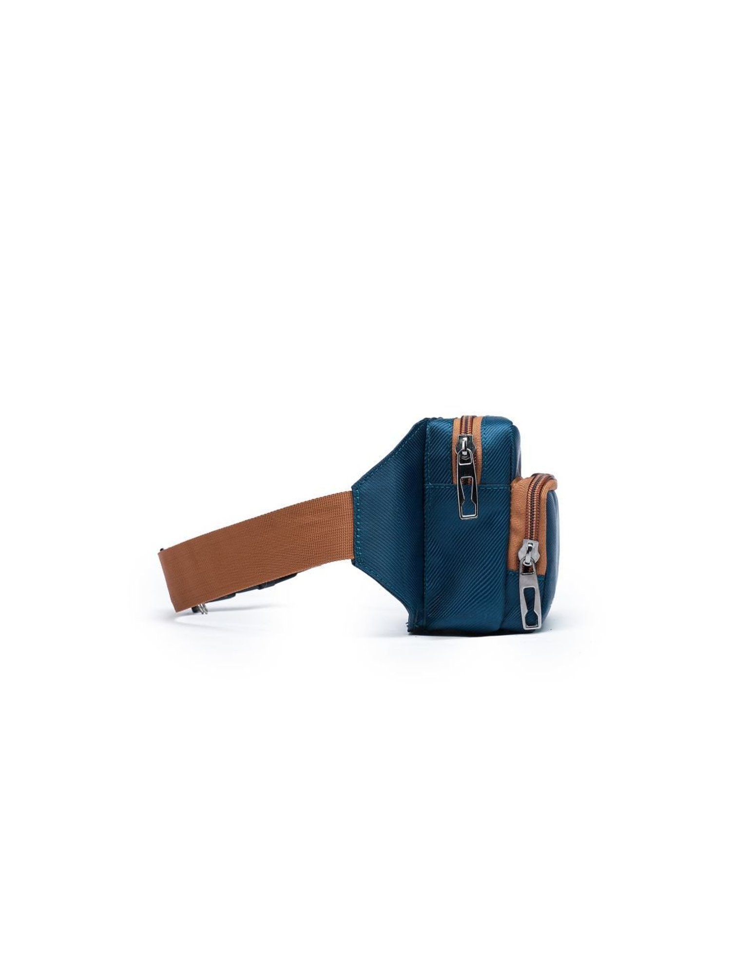 Assembly Blue Color Block Waist Pouch