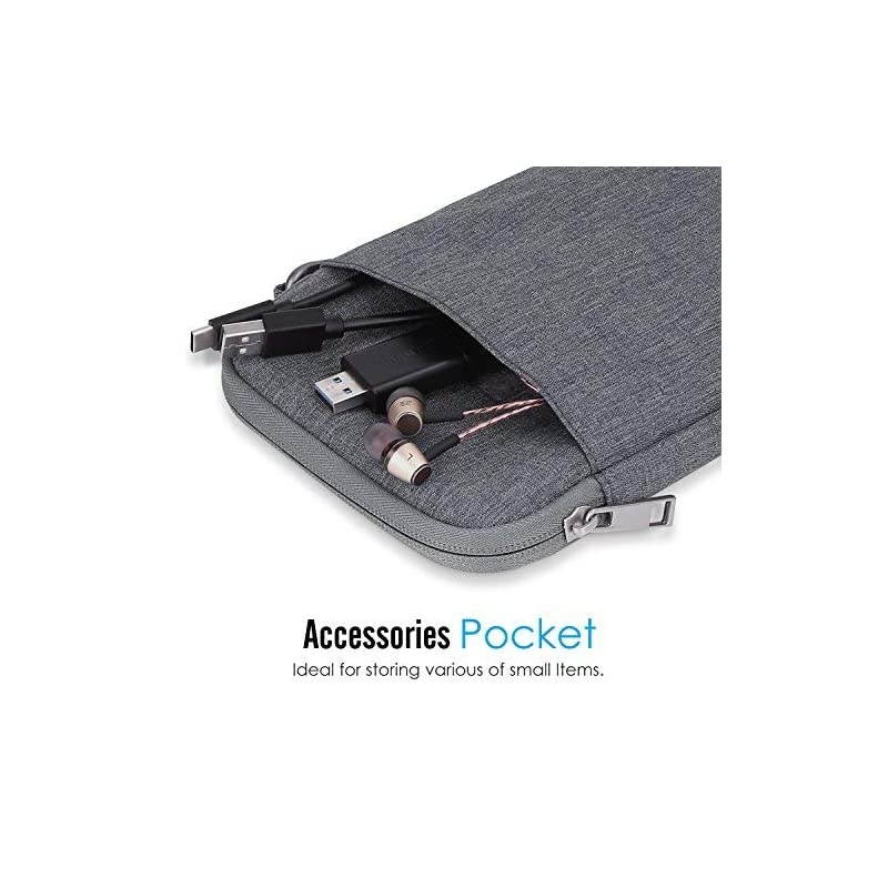 6 Inch Kindle Sleeve Case Fits for All-New Kindle 10th Generation 2019/Kindle Paperwhite 2018, Nylon Cover Pouch Bag for Kindle Voyage/Kindle (8th Gen, 2016)/Kindle Oasis 6" E-Reader, Dark Gray