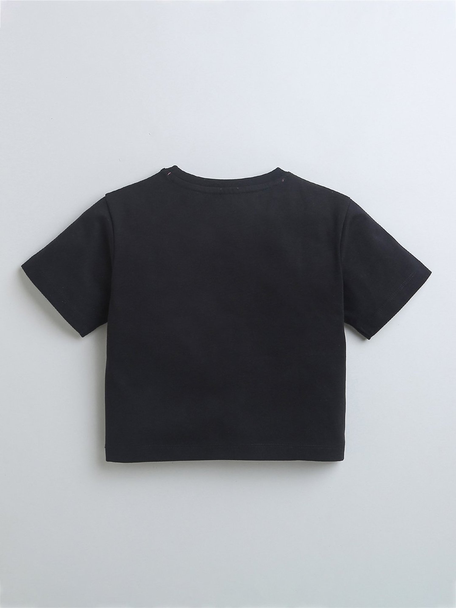 Bumzee Kids Black Printed T-Shirt