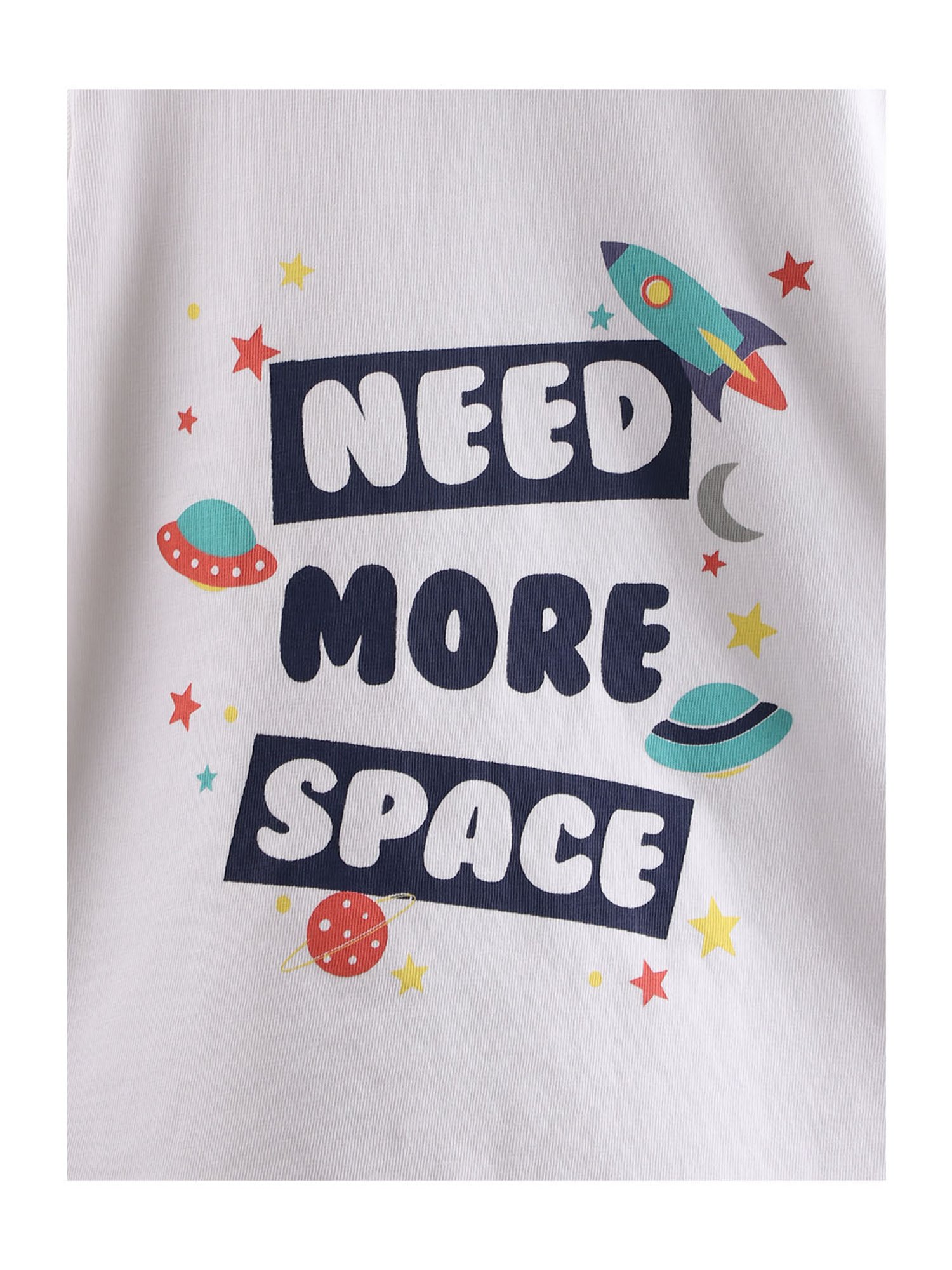 Beebay Kids White Graphic T-Shirt