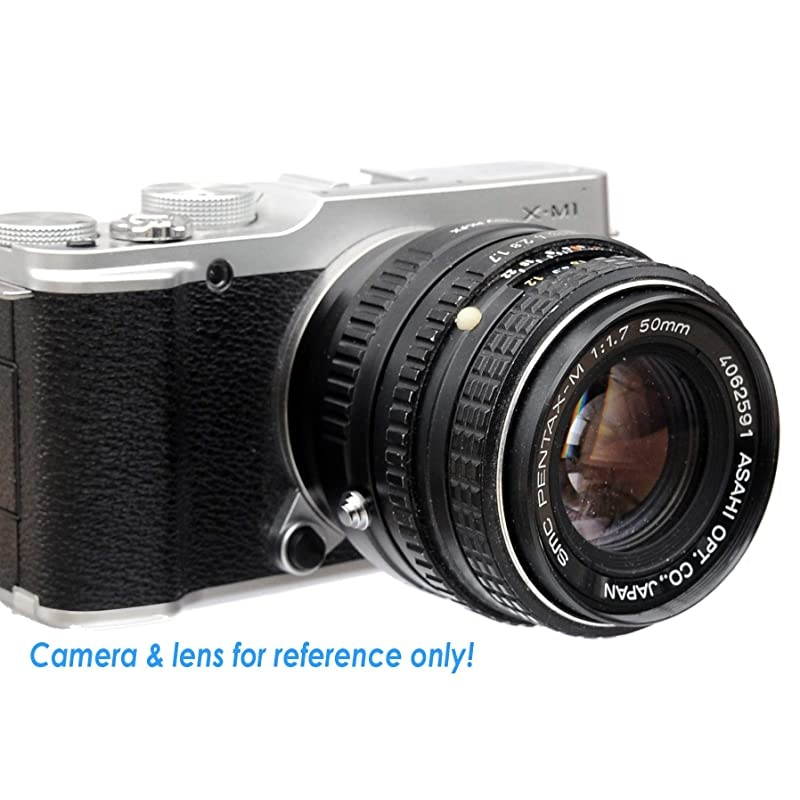 Manual PK lens to Fuji X Adapter Pentax K Mount to XMount Converter Compatible w Fujifilm XPro1 XPro2 XPro3 XE2 XE3 XA5 XA7 XA10 XM1 XT1 XT2 XT3 XT10 XT20 XT30 XT100 1XH1