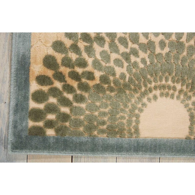 7'9"x10'10" Rectangle Loomed Area Rug Blue - Nourison