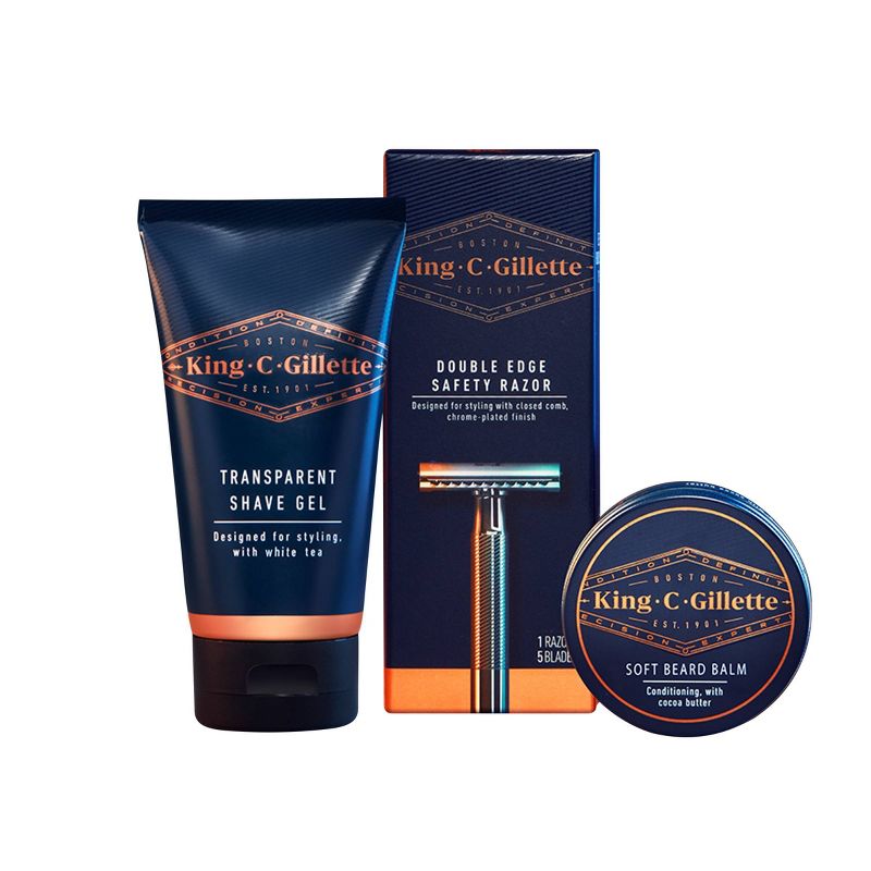 King C. Gillette Men's Soft Beard Balm with Cocoa Butter - 3.4oz