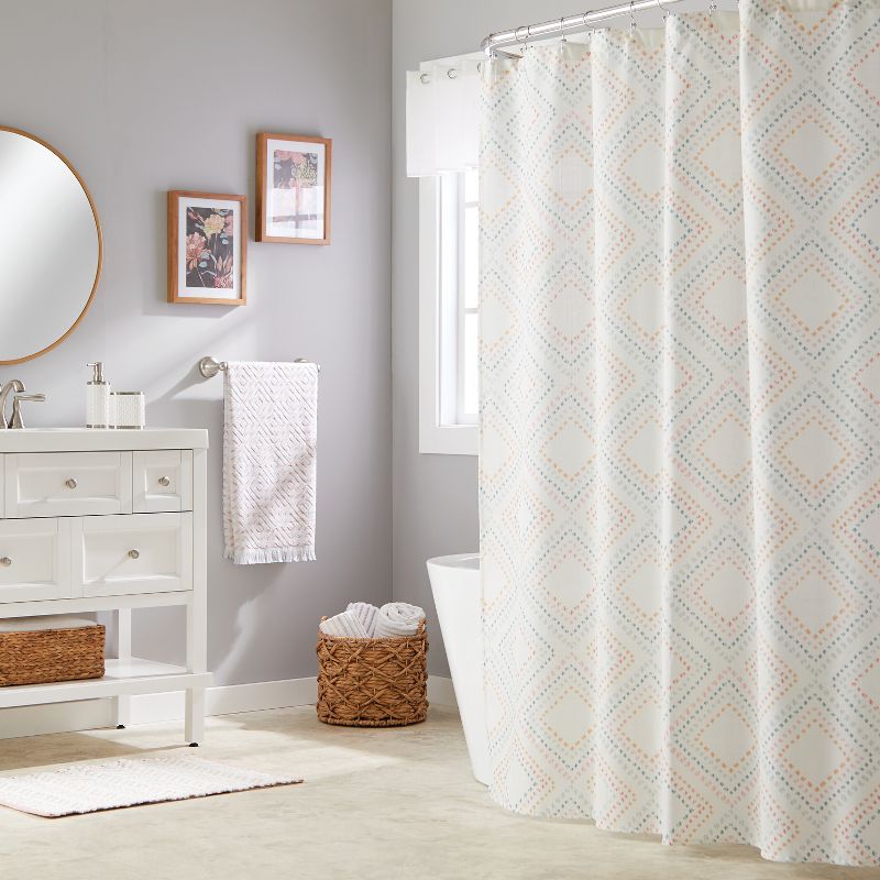 20" x 30" Pastel Petals Bath Rug Light Pink - Saturday Knight Ltd.