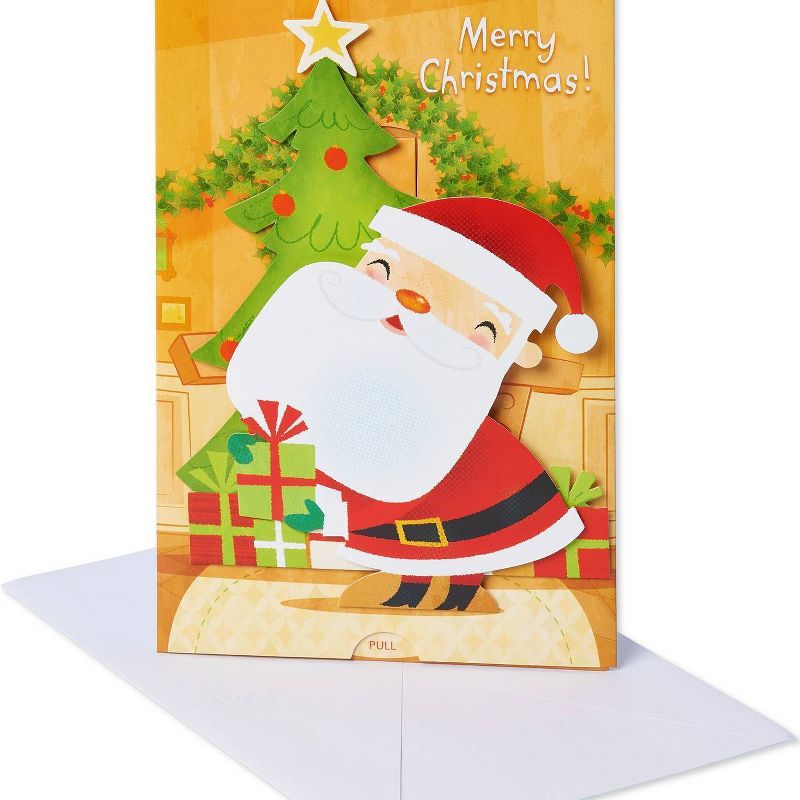 Santa Claus Christmas Greeting Card with Music
