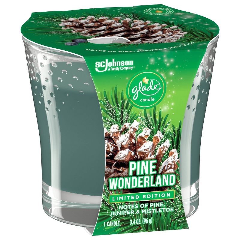 Glade Jar Candle Pine Wonderland - 3.4oz