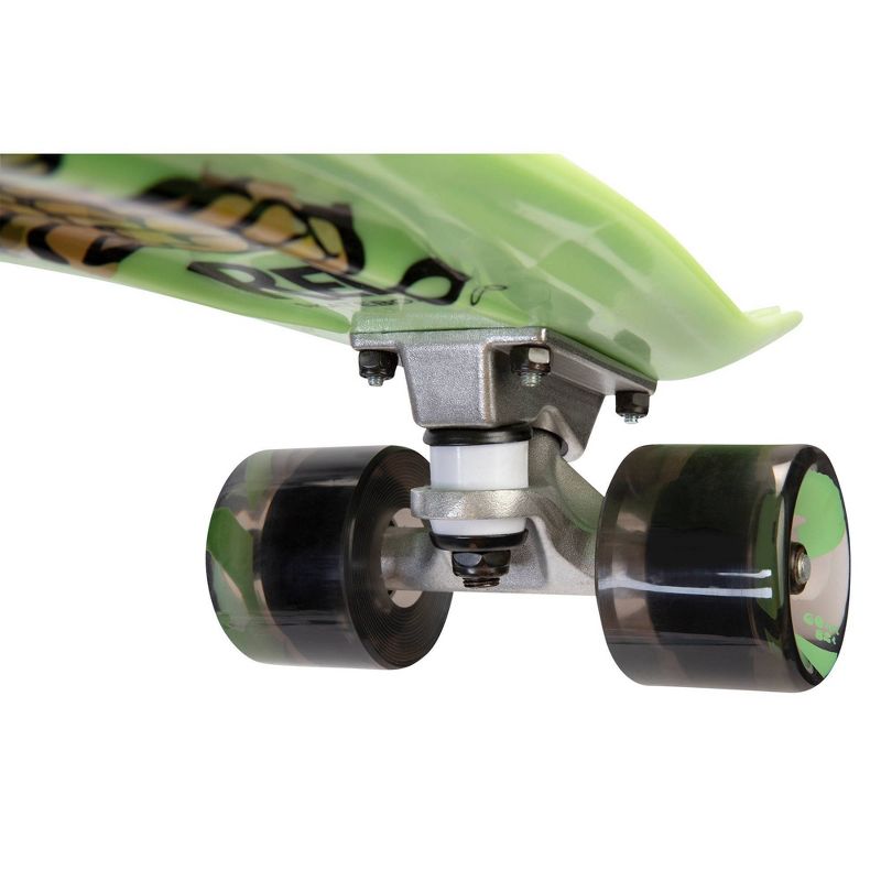 ReDo Skateboard 22.5" 6.0 Retro Poly Cruiser Skateboard - Wavey Pineapple