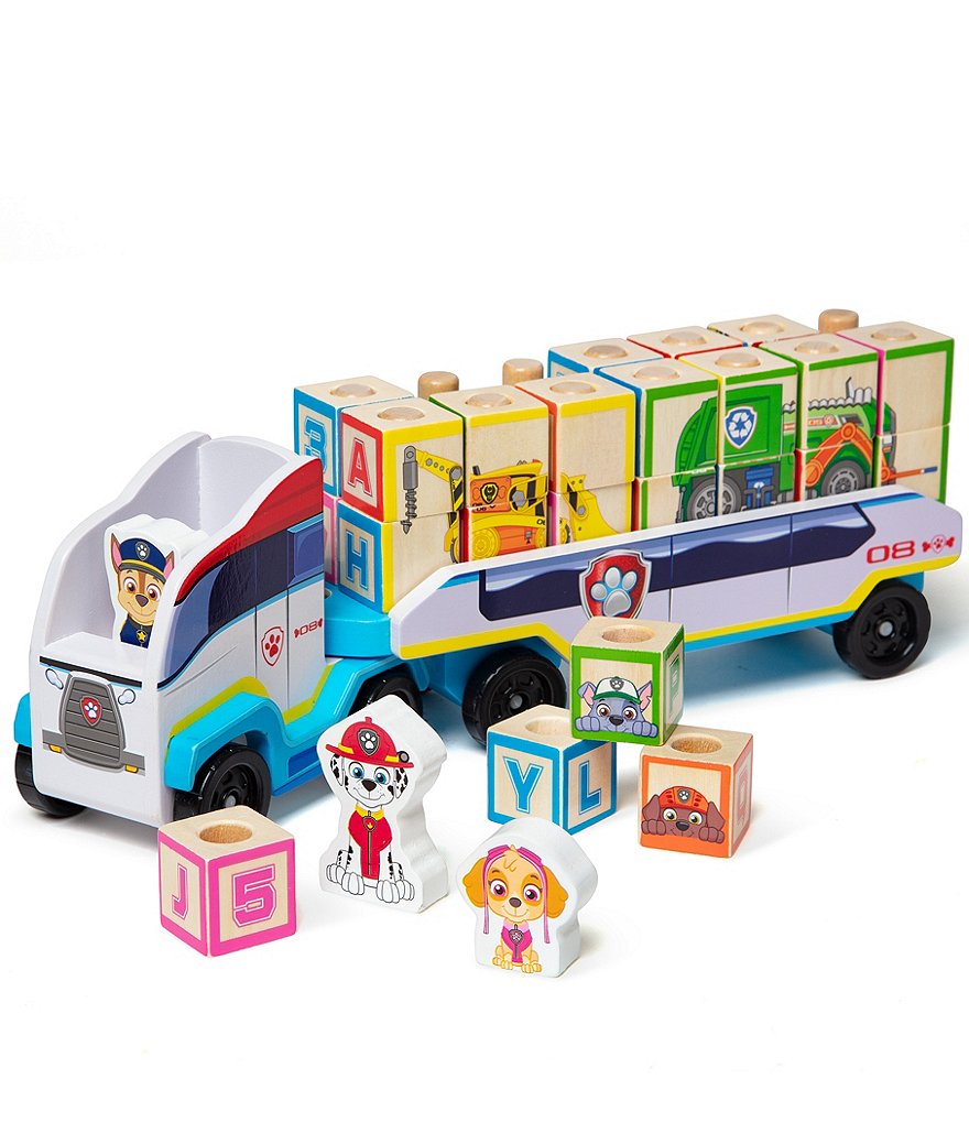 Melissa & Doug Paw Patrol ABC Wooden Block Truck