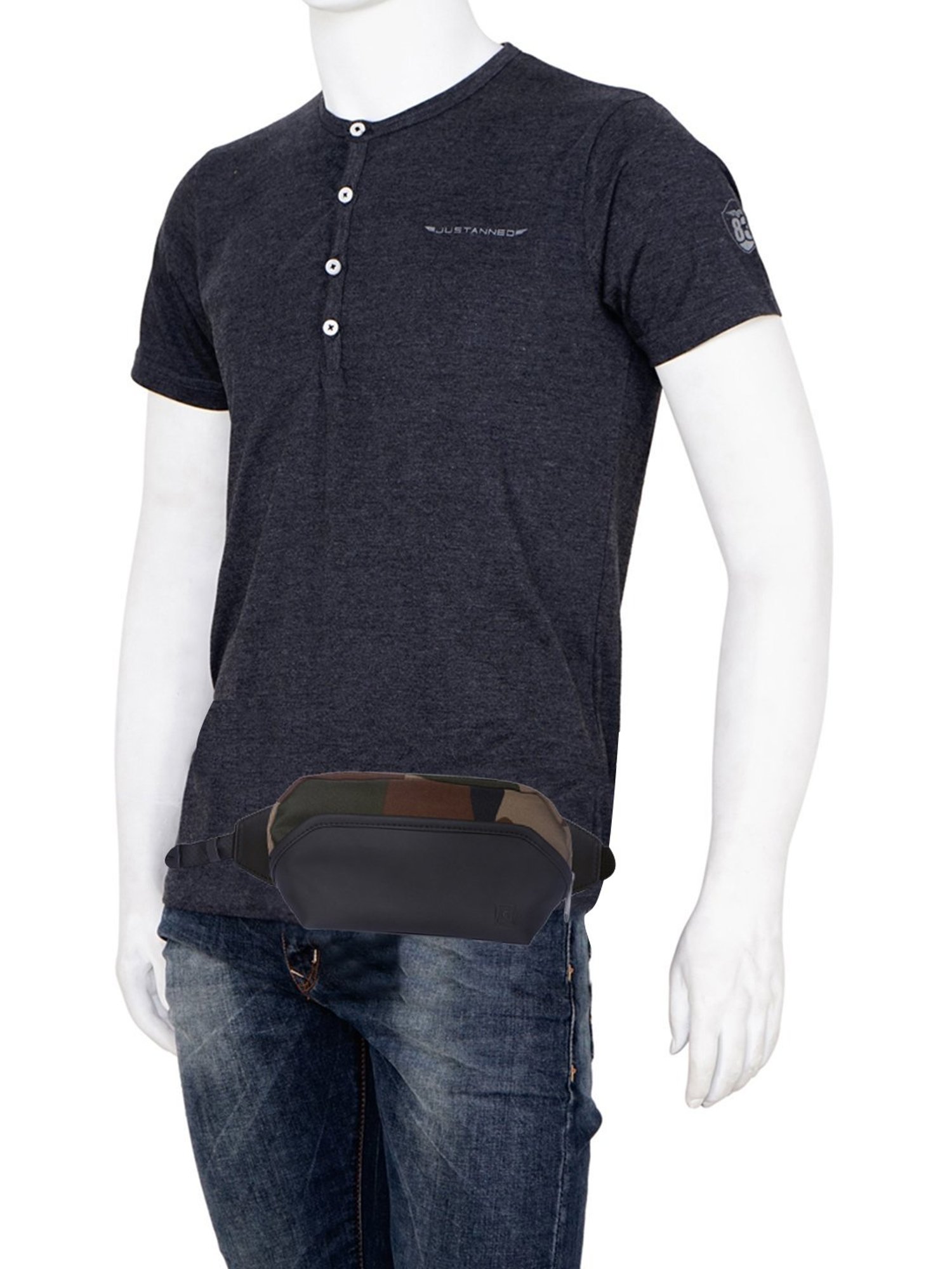 Carriall Vive Black Small Waist Pouch