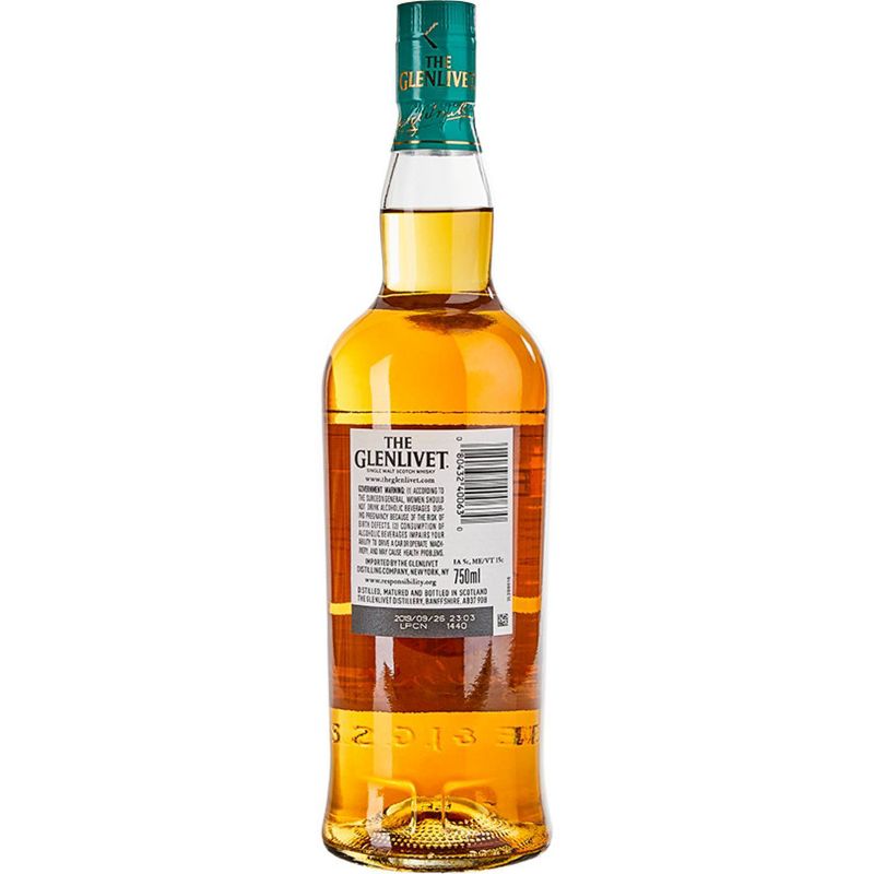The Glenlivet 12yr Single Malt Scotch Whisky - 750ml Bottle