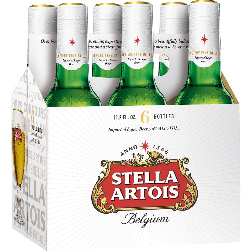 Stella Artois Belgian Beer - 6pk/11.2 fl oz Bottles
