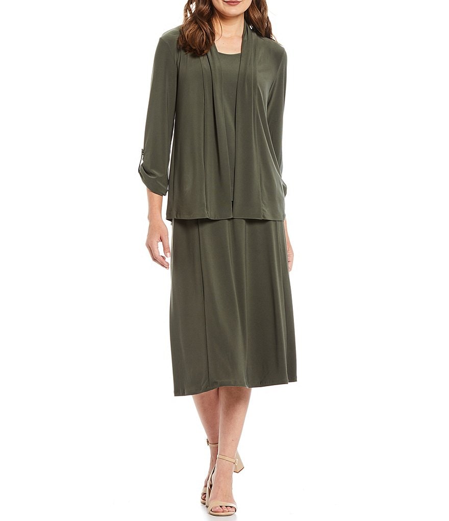 Investments Soft Separates Pull-On A-Line Skirt