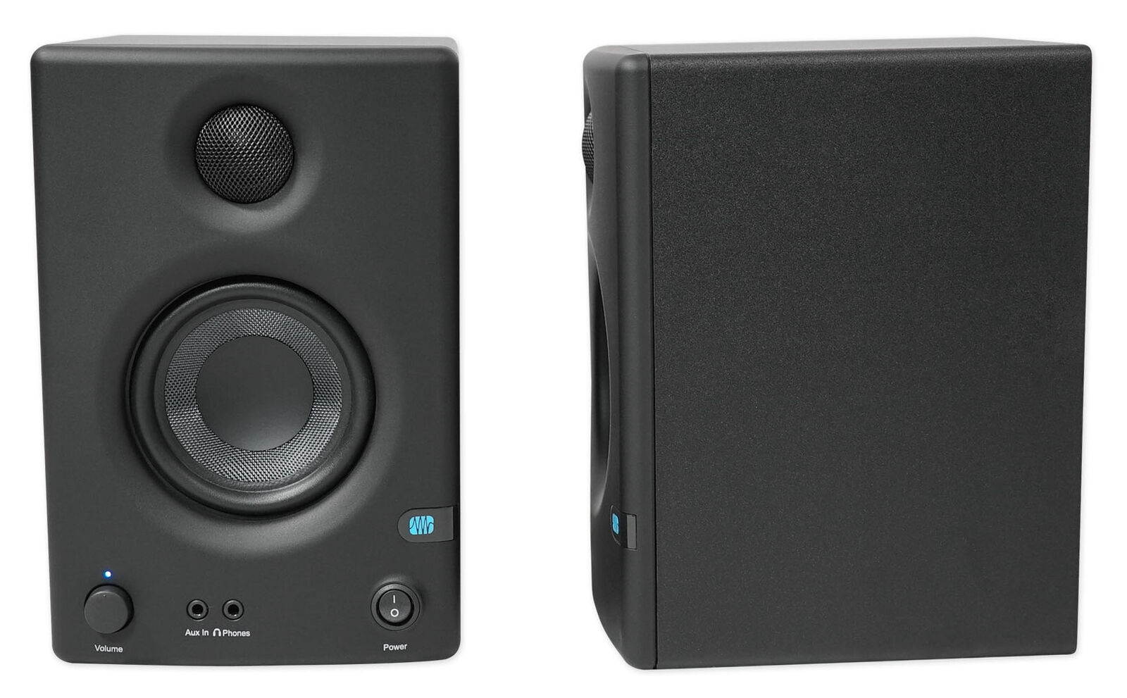 Pair   Eris E3.5 3.5" Powered Active Studio Monitor Speakers+Stands