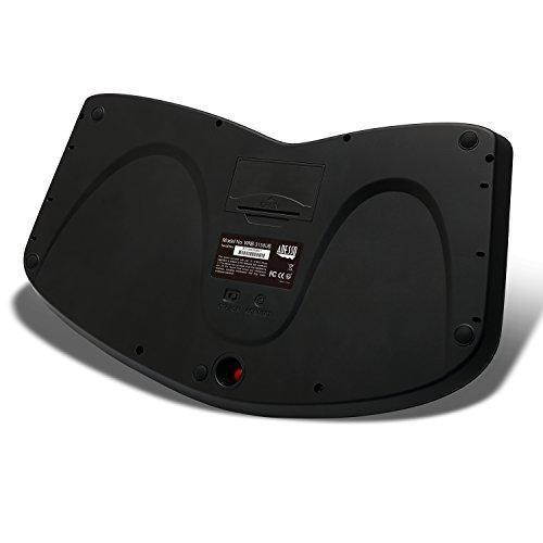 Adesso Tru-Form Media 3150-2.4 GHz Wireless Ergo Trackball Keyboard (WKB-3150UB)