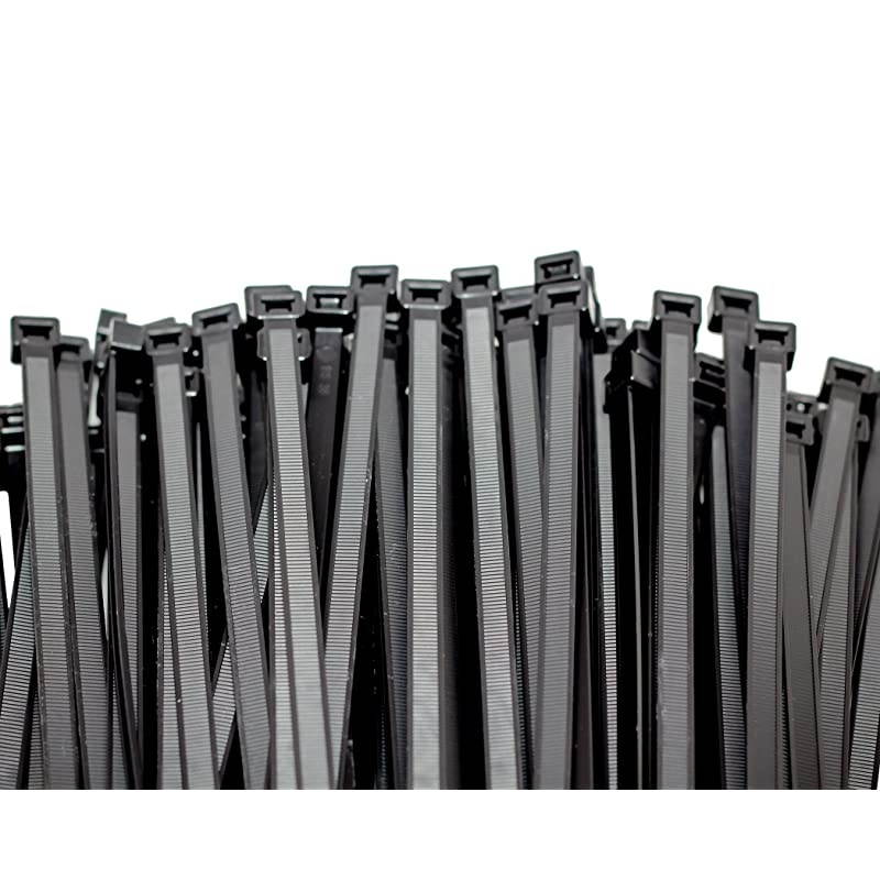 Duty Cable Zip Ties Durable strong nylon tie wraps 120 LB Tensile Strength 9 Inch 100 Pack UV Black