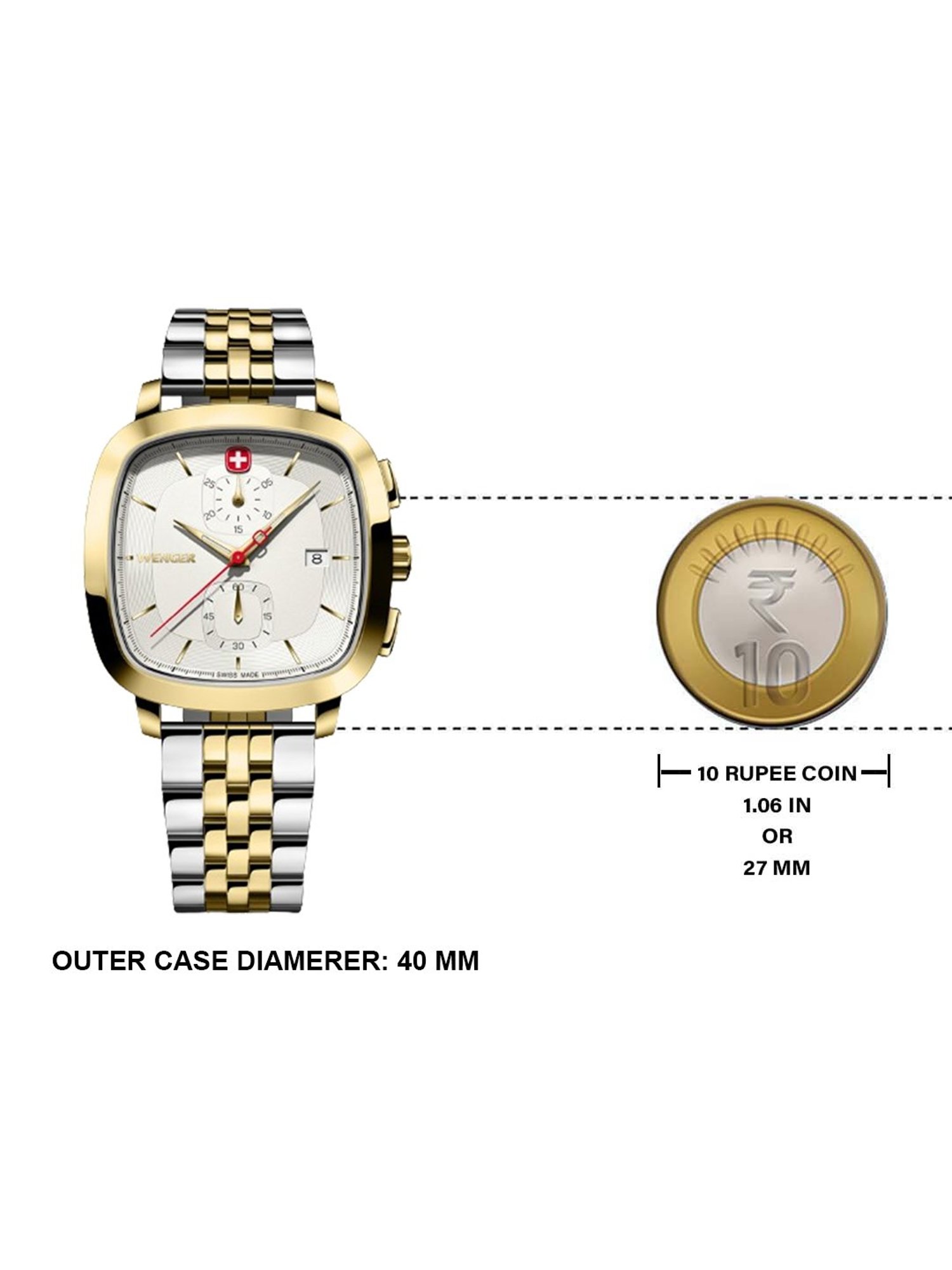 Wenger 01.1933.107 Chronograph Watch for Men