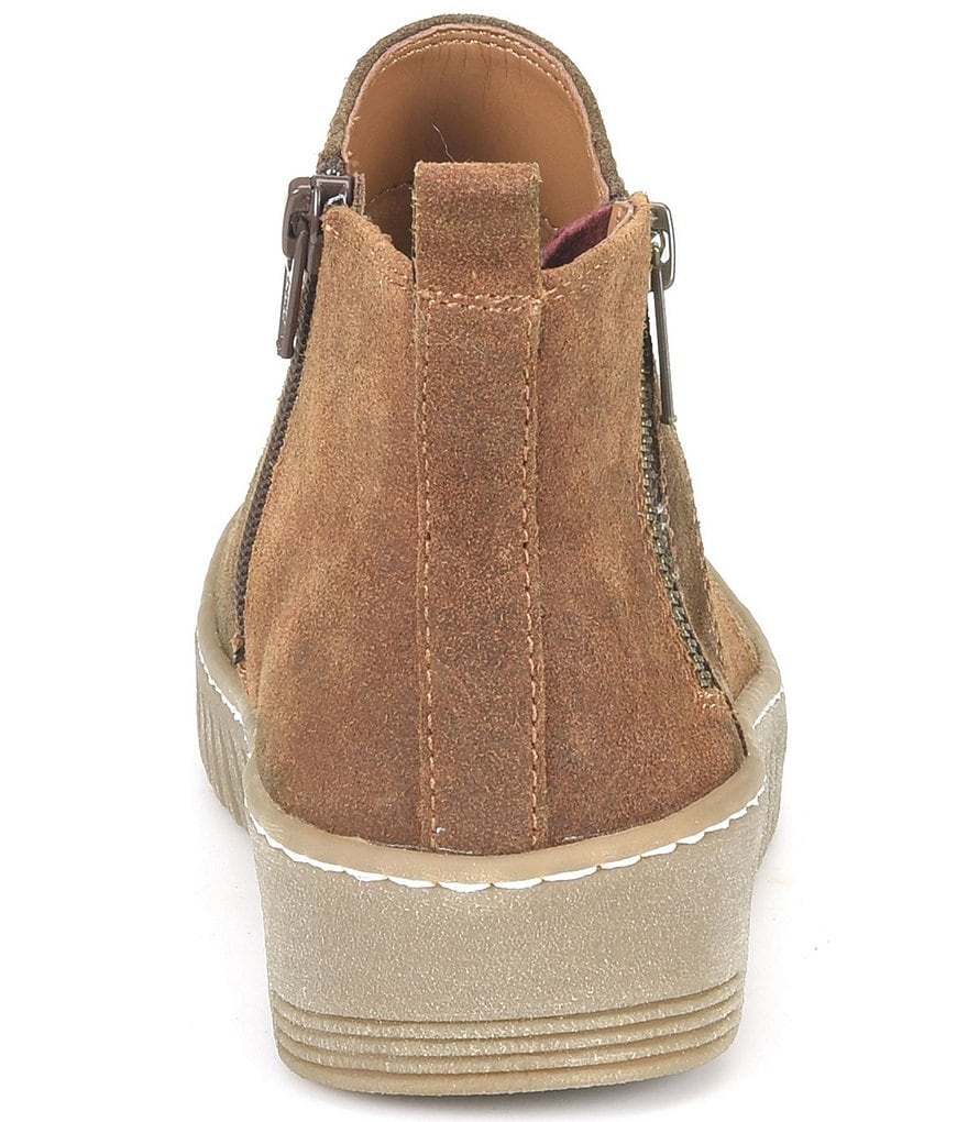 Comfortiva Hartwick Suede Leather High-Top Sneakers