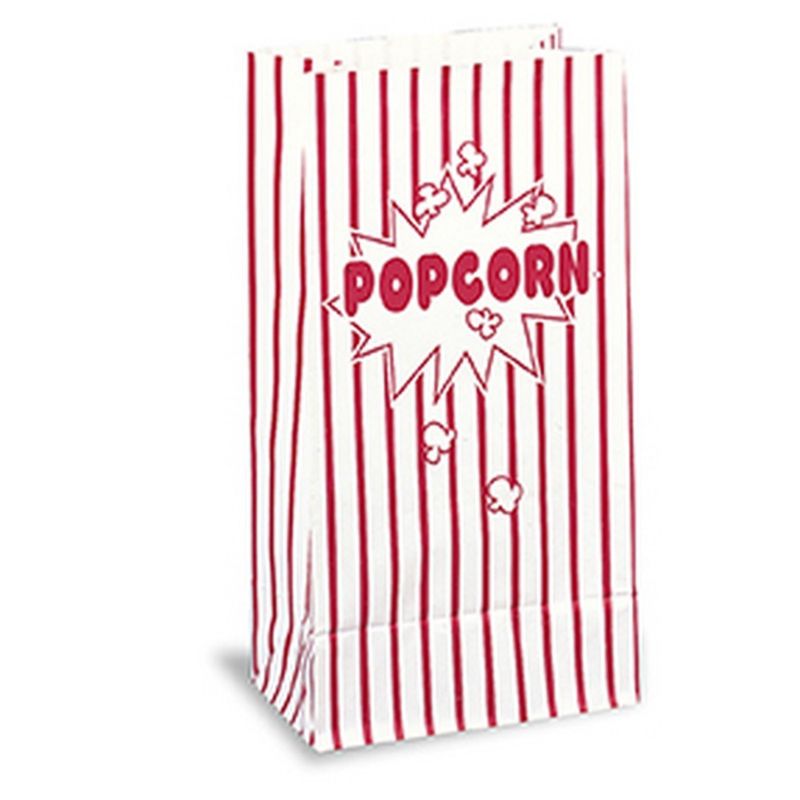 Birthday Express Baseball Ball Game Paper Popcorn Bags  - 10 Pack