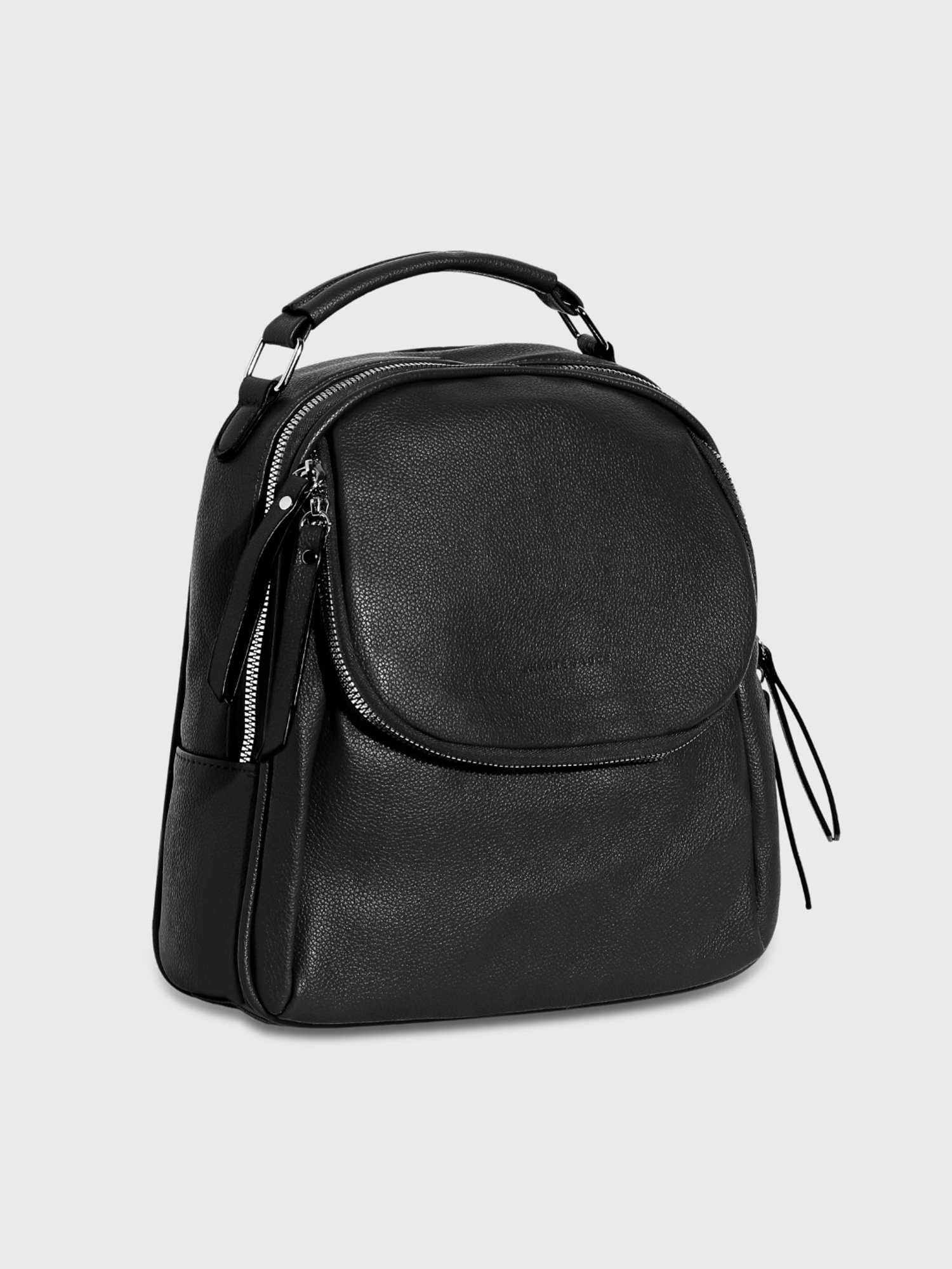 Tohl Fenwick Black Leather Medium Backpack