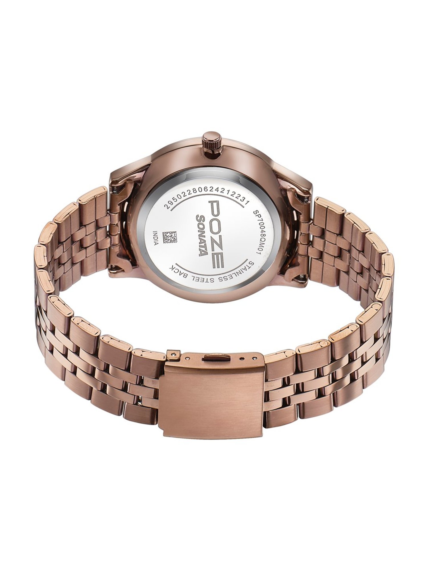 Sonata Poze 3.0 SP70048QM01W Analog Watch for Men