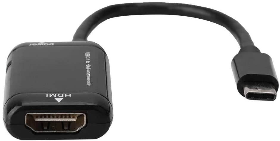 fosa Portable USB3.1 to HDMI Converter Adapter Mini Lightweight 10Gbps USB-C Type C to HDMI Adapter USB3.1 Cable with Digital Chip for MHL Android Phone