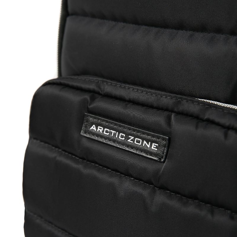 Arctic Zone Quilted Cooler Lunch Bag - Black