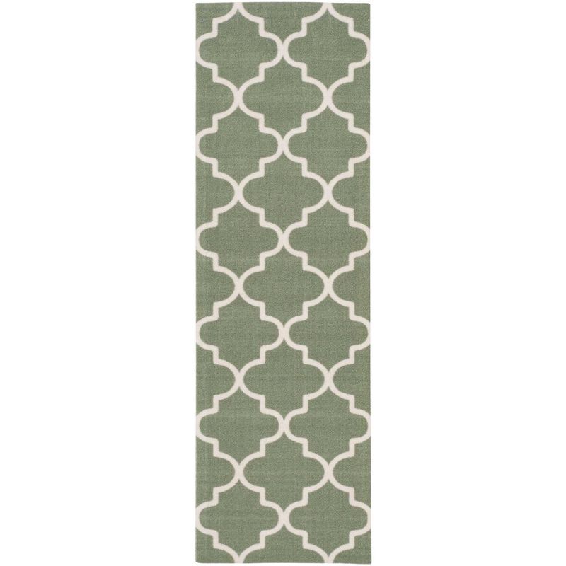 1'10"x6' Runner Indoor and Outdoor Runner Green - Waverly